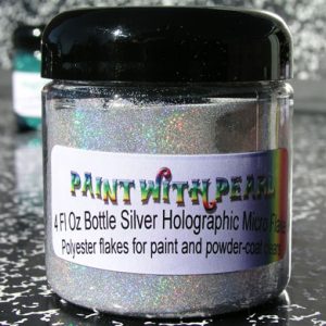Silver Holographic Metal Flake - Prismatic Reflections