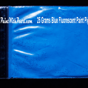 Blue Neon Glow Paint Pigment