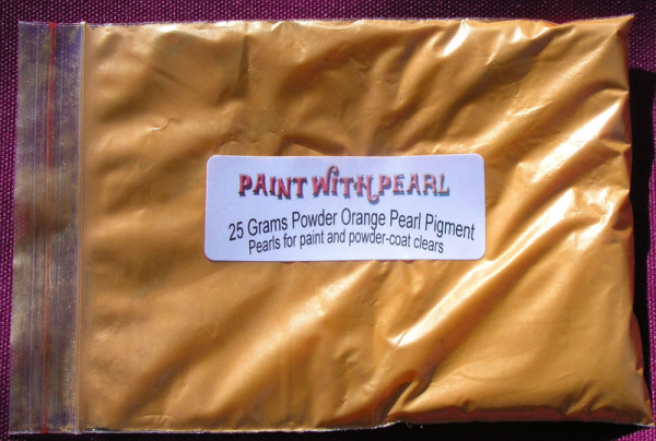 25 Gram Bag of Bright Orange Candy Pearls ®