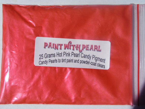 25 gram bag of Hot Pink-Tangerine Candy