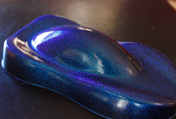 Our Aqua Blue Purple Chameleon Pearls Metal Flake . Colorshifting.