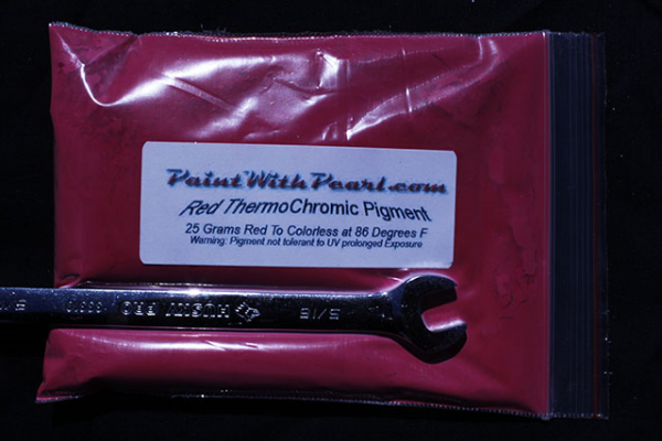25 gram bag of red-thermochromic-paint-pigment