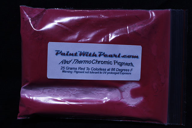 Red Thermochromic Paint Pigment