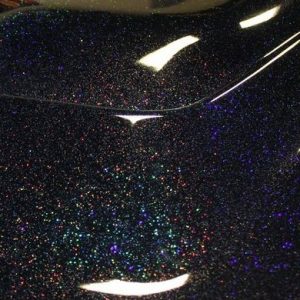 Black Holographic Metal Flake