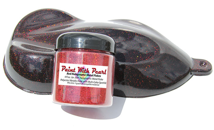 Metallic Red, Pearl Red, Red Shimmer