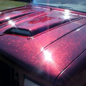 Rose Red Metal Flake