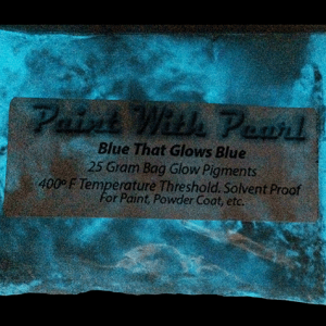 Blue to Blue Glow in the Dark Pigments - Long Lasting Glow