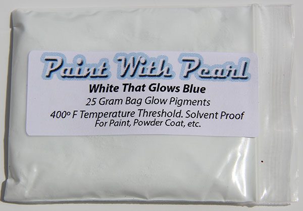 White to Blue Glow in the Dark Pigments - Long Lasting - Image 4