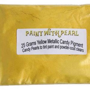 Yellow Metallic Paint Candy Pearls ®